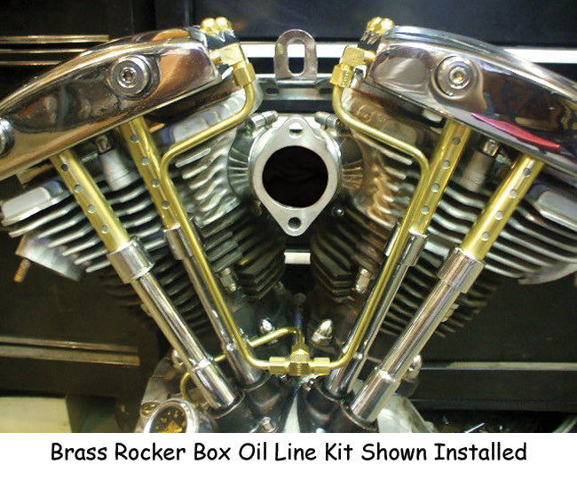 ROCKER BOX OIL LINE KITS FOR SHOVELHEAD