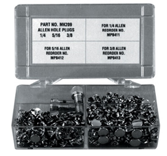 SCREW PLUGS FOR ALLEN HEAD SCREWS