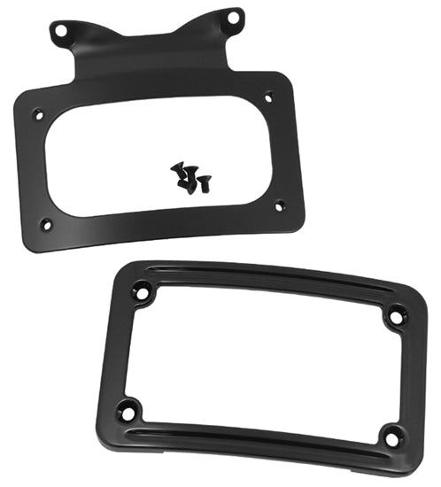 V-FACTOR CURVED LICENSE PLATE FRAMES FOR TOURING MODELS