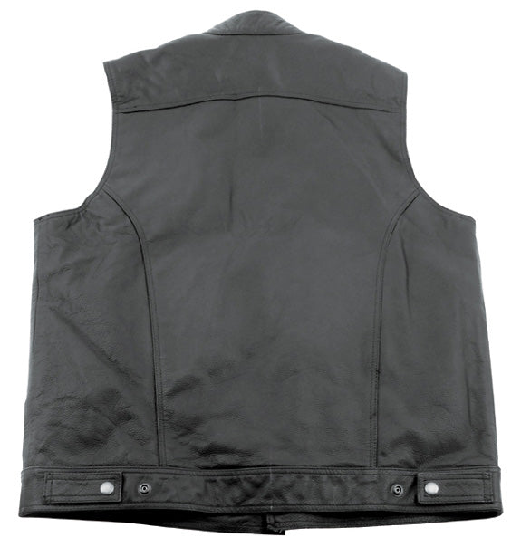 MID-USA EXCLUSIVE RIDERWARE LEATHER CLUB STYLE VEST