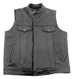 MID-USA EXCLUSIVE RIDERWARE LEATHER CLUB STYLE VEST