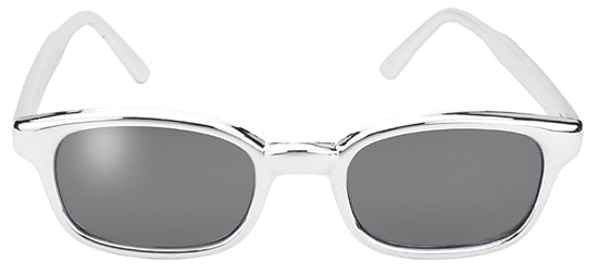 KD SUNGLASSES CLEAR COLORED MIRROR LENS