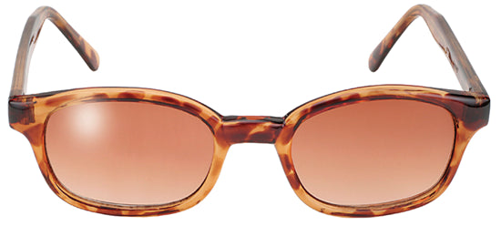 KD SUNGLASSES TORTOISE FRAME WITH BROWN FADE LENS
